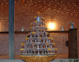 Champagne tower from M Montamat